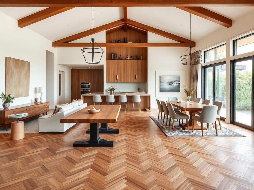 Hawthorn Timber Refinish — herringbone timber restoration